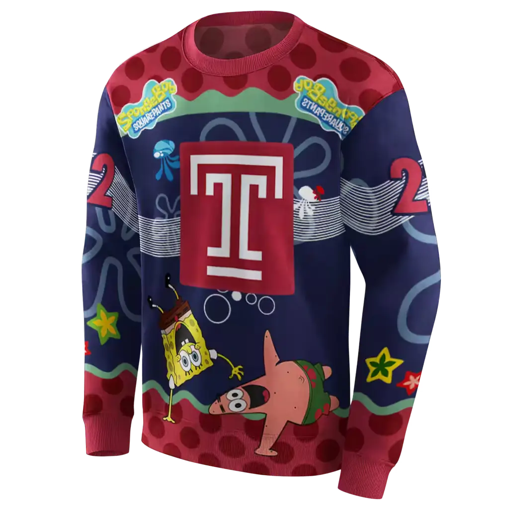 personalized temple owls spongebob patrick star red navy hoodie new arrival personalized temple owls spongebob patrick star red navy hoodie new arrival