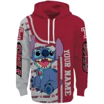 personalized temple owls stitch red hoodie best selling