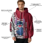 personalized temple owls stitch red hoodie best selling