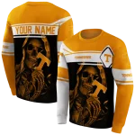 personalized tennessee volunteers grim reaper orange black hoodie best selling