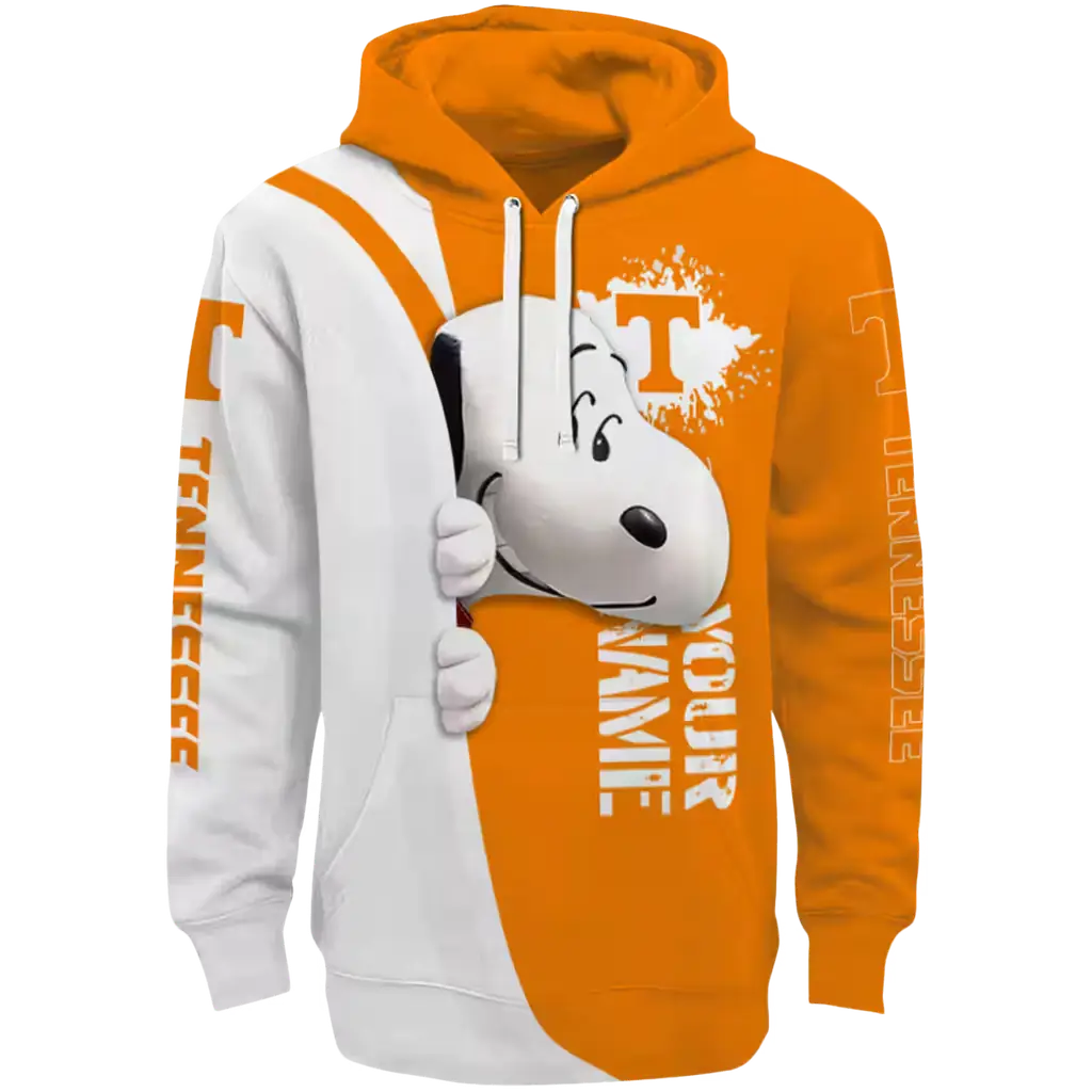 personalized tennessee volunteers peeking snoopy orange hoodie best selling personalized tennessee volunteers peeking snoopy orange hoodie best selling