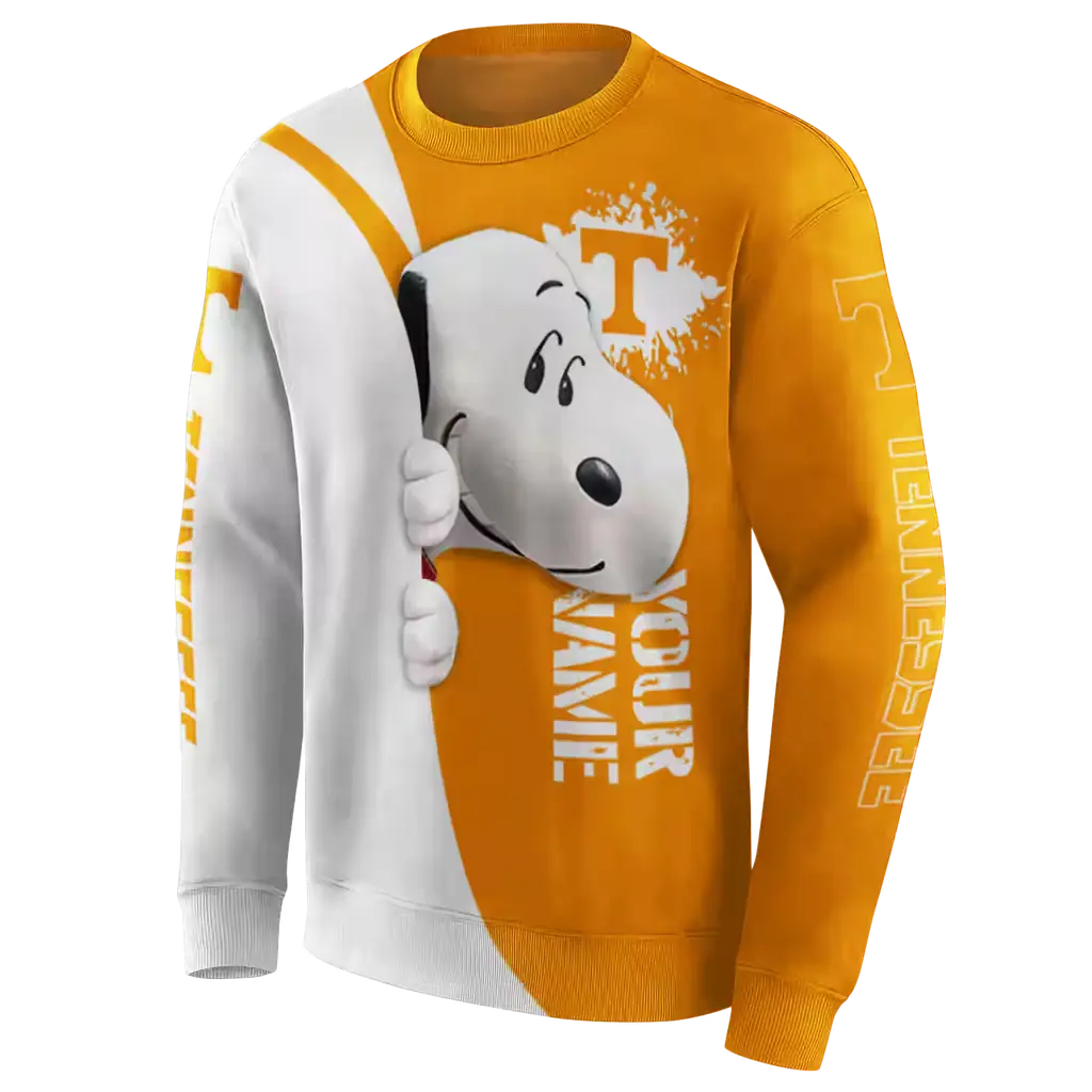 personalized tennessee volunteers peeking snoopy orange hoodie new arrival personalized tennessee volunteers peeking snoopy orange hoodie new arrival