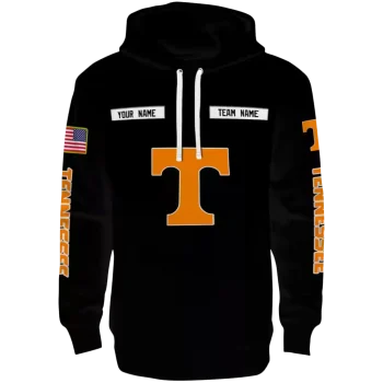 personalized tennessee volunteers punisher skull black hoodie best selling