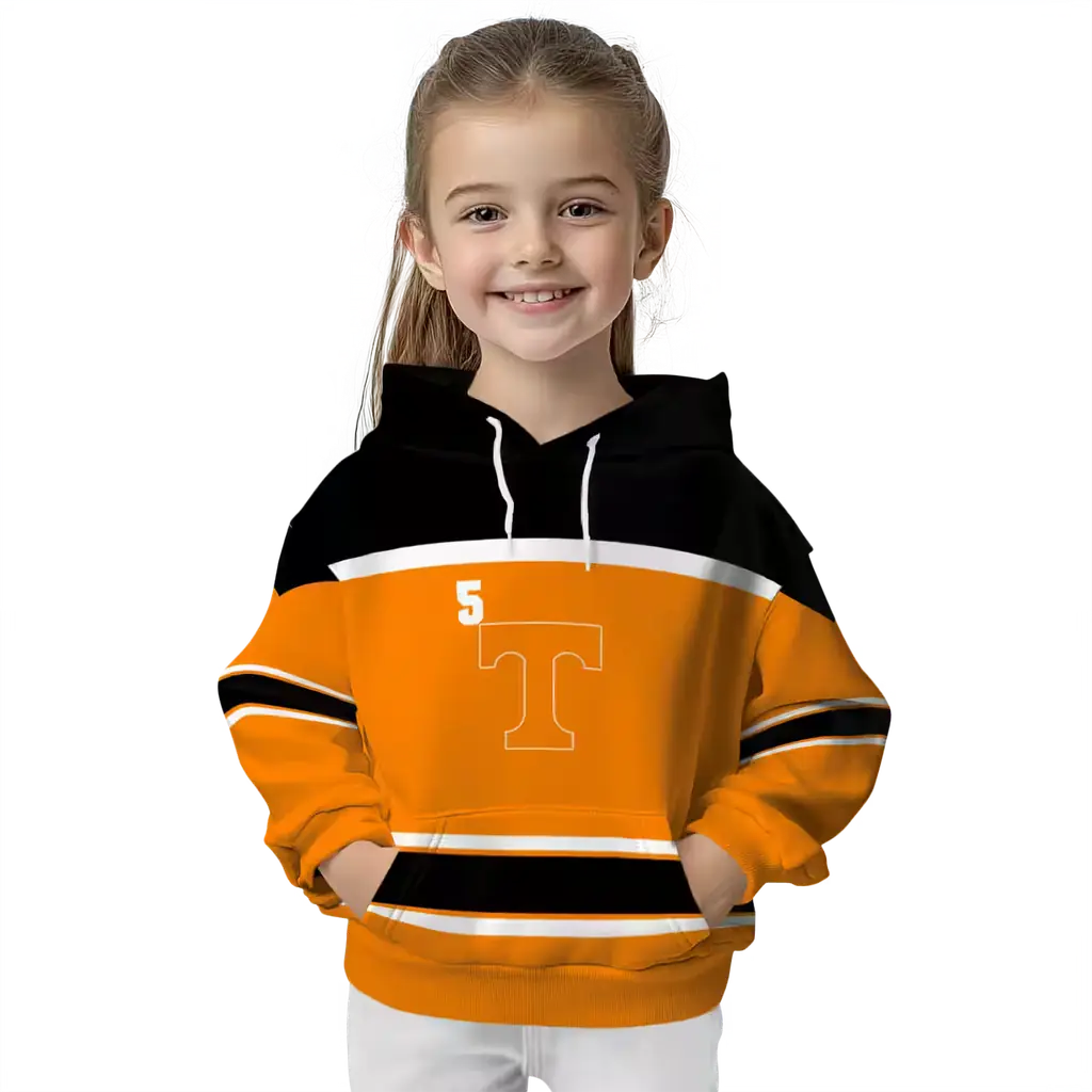 personalized tennessee volunteers striped pattern orange hoodie top rated personalized tennessee volunteers striped pattern orange hoodie top rated