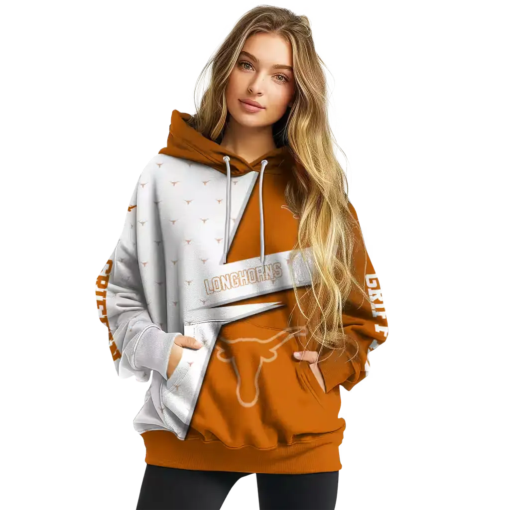 personalized texas longhorns abstract shape orange hoodie high quality personalized texas longhorns abstract shape orange hoodie high quality
