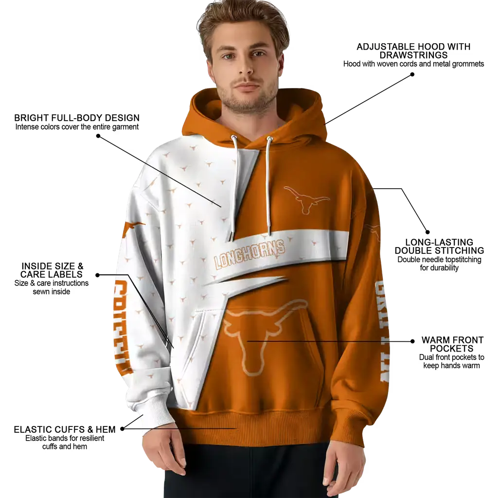personalized texas longhorns abstract shape orange hoodie latest model personalized texas longhorns abstract shape orange hoodie latest model