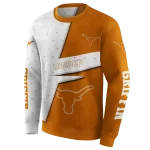 personalized texas longhorns abstract shape orange hoodie best selling