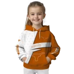 personalized texas longhorns abstract shape orange hoodie best selling
