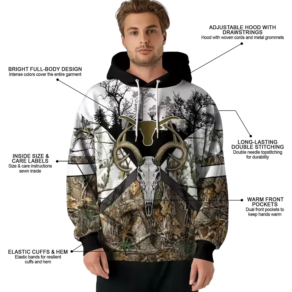 personalized texas longhorns forest silhouette hoodie latest model personalized texas longhorns forest silhouette hoodie latest model