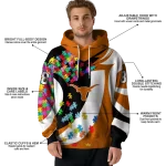 personalized texas longhorns puzzle pieces orange hoodie best selling