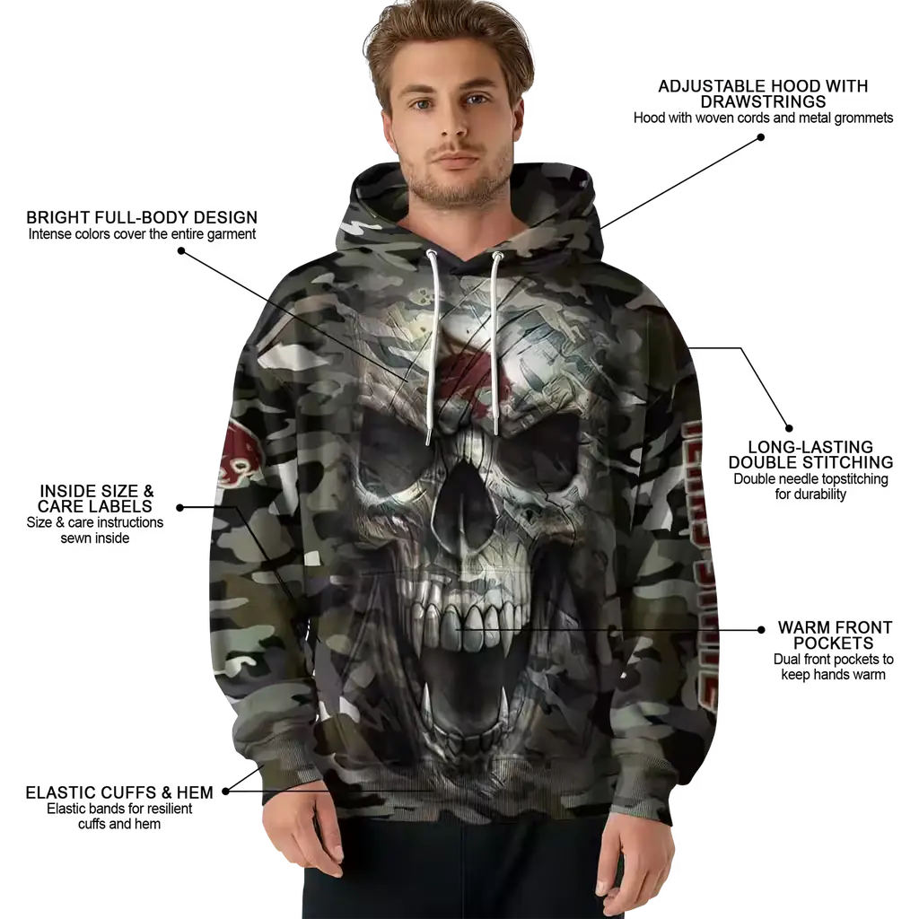 personalized texas state bobcats camo skull hoodie latest model personalized texas state bobcats camo skull hoodie latest model