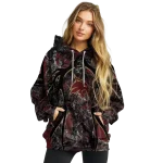 personalized texas state bobcats hunting theme maroon black hoodie best selling