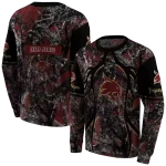 personalized texas state bobcats hunting theme maroon black hoodie best selling