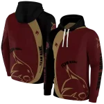 personalized texas state bobcats minimalist design maroon black hoodie best selling