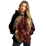 personalized texas state bobcats minimalist design maroon black hoodie best selling