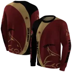 personalized texas state bobcats minimalist design maroon black hoodie best selling