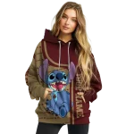 personalized texas state bobcats stitch maroon hoodie best selling