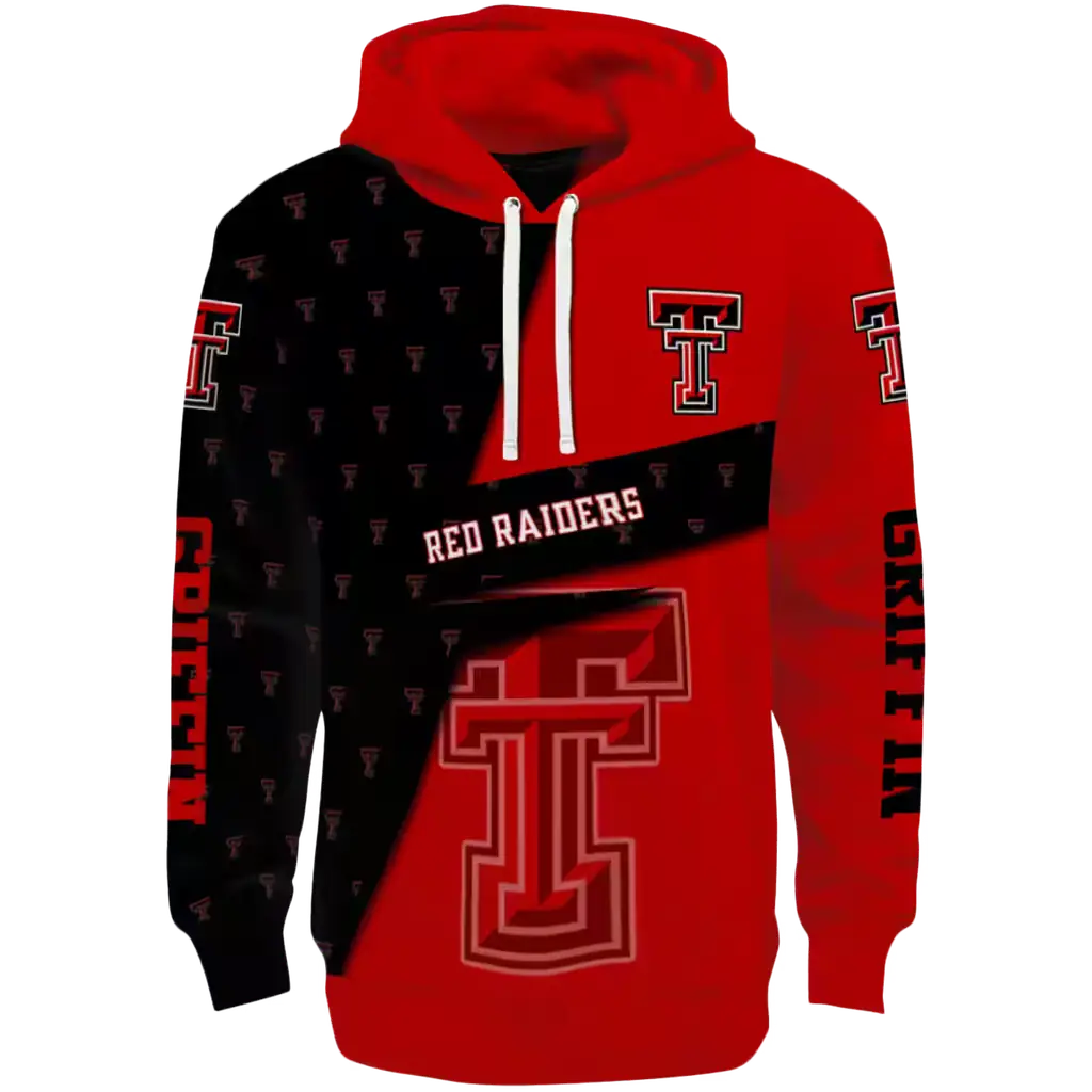 personalized texas tech red raiders abstract shape red hoodie best selling personalized texas tech red raiders abstract shape red hoodie best selling