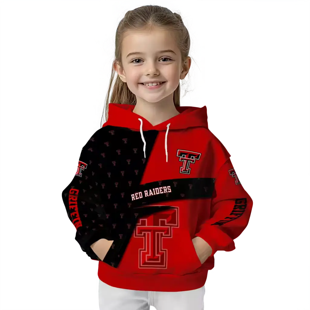 personalized texas tech red raiders abstract shape red hoodie top rated personalized texas tech red raiders abstract shape red hoodie top rated