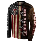 personalized texas tech red raiders american pride hoodie best selling