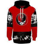 personalized texas tech red raiders grateful vibes red hoodie best selling