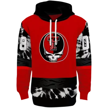 personalized texas tech red raiders grateful vibes red hoodie best selling