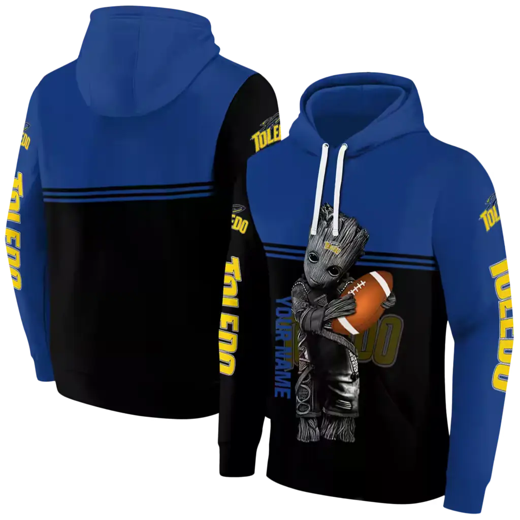 personalized toledo rockets baby groot blue black hoodie fashion forward personalized toledo rockets baby groot blue black hoodie fashion forward