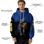 personalized toledo rockets baby groot blue black hoodie best selling
