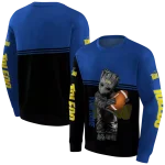 personalized toledo rockets baby groot blue black hoodie best selling
