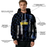 personalized toledo rockets distressed flag blue black hoodie best selling