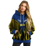 personalized toledo rockets flame design blue hoodie best selling