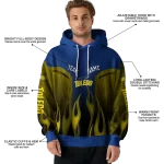 personalized toledo rockets flame design blue hoodie best selling