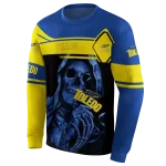 personalized toledo rockets grim reaper blue black hoodie best selling
