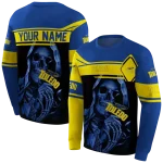 personalized toledo rockets grim reaper blue black hoodie best selling