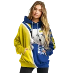 personalized toledo rockets peeking snoopy blue hoodie best selling