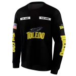 personalized toledo rockets punisher skull black hoodie best selling