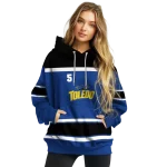personalized toledo rockets striped pattern blue hoodie best selling