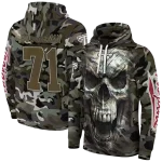 personalized troy trojans camo skull hoodie best selling