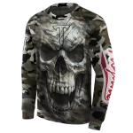 personalized troy trojans camo skull hoodie best selling