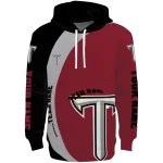 personalized troy trojans minimalist design red black hoodie best selling