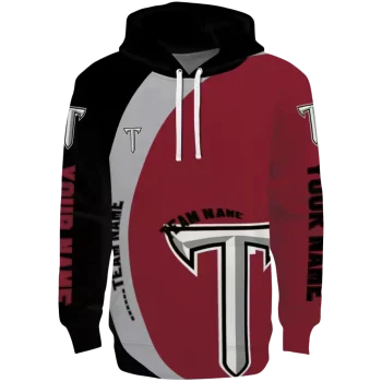 personalized troy trojans minimalist design red black hoodie best selling