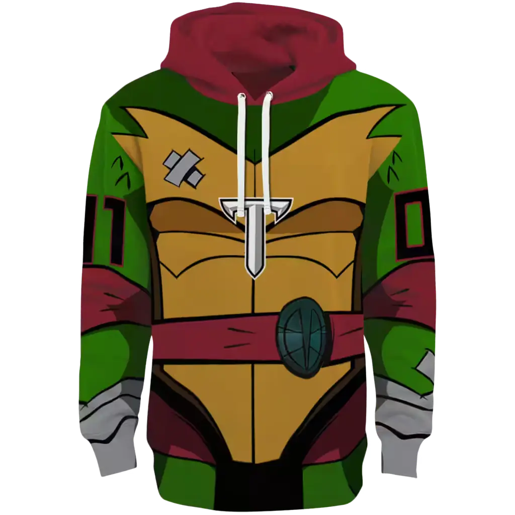 personalized troy trojans superhero armor red green hoodie best selling personalized troy trojans superhero armor red green hoodie best selling