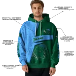 personalized tulane green wave abstract shape green hoodie best selling