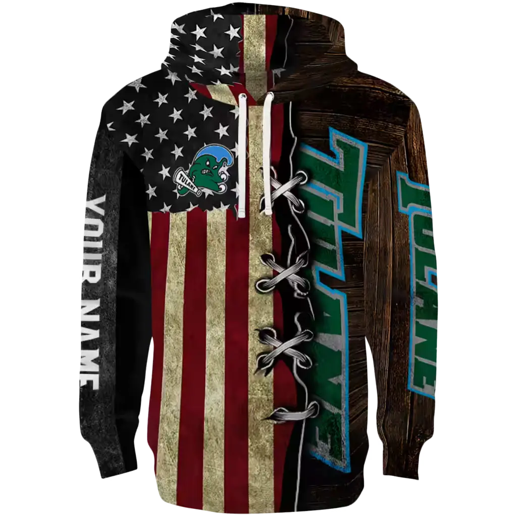 personalized tulane green wave american pride hoodie best selling personalized tulane green wave american pride hoodie best selling