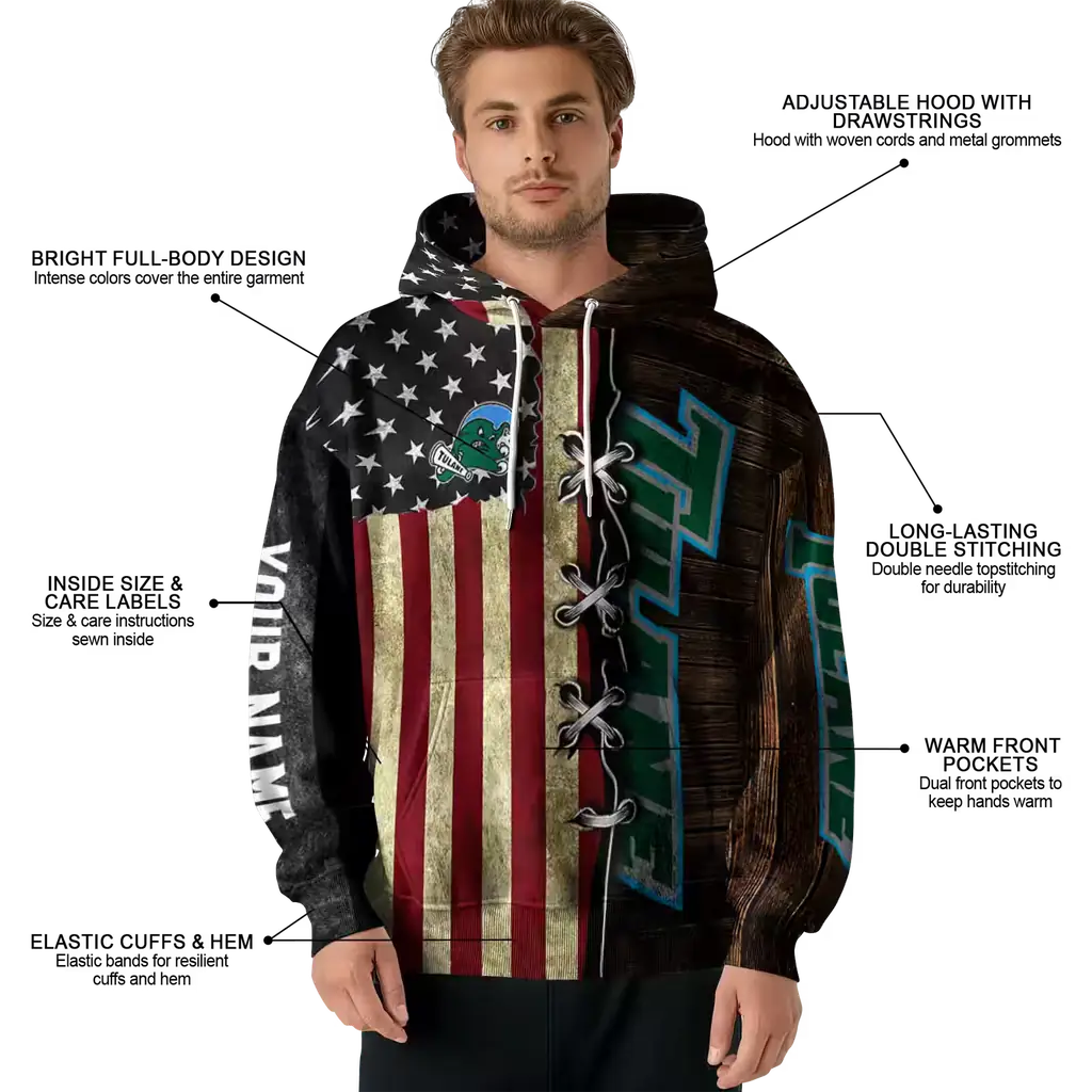 personalized tulane green wave american pride hoodie latest model personalized tulane green wave american pride hoodie latest model