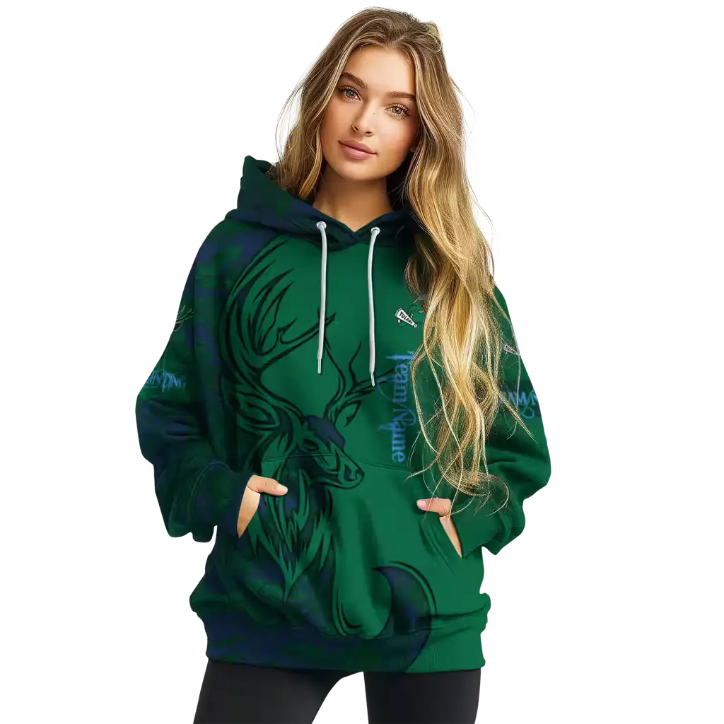 personalized tulane green wave deer silhouette green hoodie high quality personalized tulane green wave deer silhouette green hoodie high quality