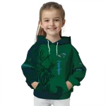 personalized tulane green wave deer silhouette green hoodie best selling