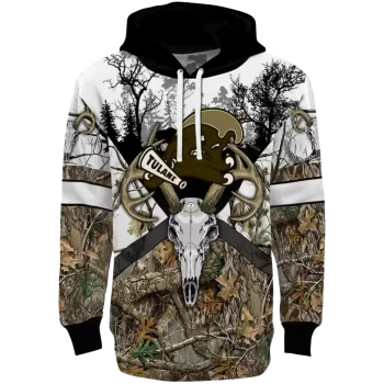 personalized tulane green wave forest silhouette hoodie best selling