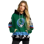 personalized tulane green wave grateful vibes green hoodie best selling