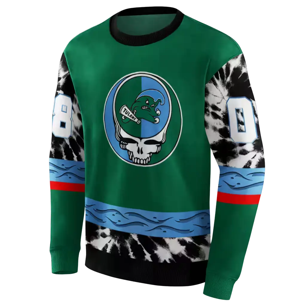 personalized tulane green wave grateful vibes green hoodie new arrival personalized tulane green wave grateful vibes green hoodie new arrival